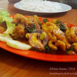 Nasi Udang Rica Rica