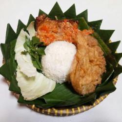 Nasi Telur Tempe Geprek