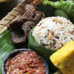 Paket Nto   Tahu Tempe   Sambel Lalab   Empal