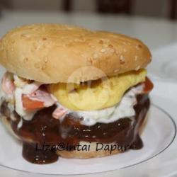 Slice Beef Burger Lada Hitam