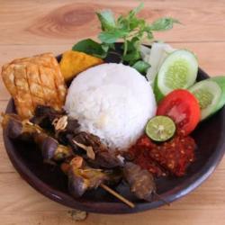 Lalapan Hati Ampela   Nasi