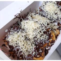 Pisang Crispy Coklat Keju