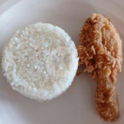 Paket Nasi Chiken Paha Bawah
