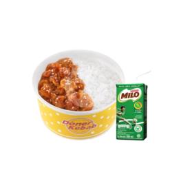 Honey Chicken   Rice   Milo