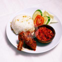 Nasi   Sayap Bakar Rempah   Sambal