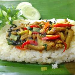 Paket Nasi Bakar Usus Ayam Kemangi