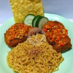 Paket Combo Mie Ayam Geprek Pedes Nampol