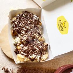 Pisang Goreng Susu Keju Dark Chocolate