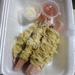 Sosis Gulung Saos Kacang