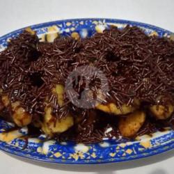 Pisang Goreng Mesis Susu Coklat Kental Manis 5 Pcs Di Goreng Dadakan