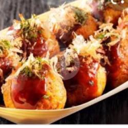 Takoyaki Keju Taburan Keju / Kulit Ikan