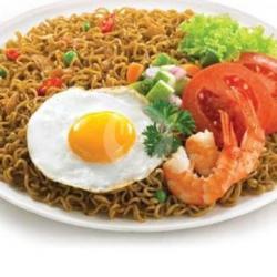 Indomie Goreng Telor Oseng Pedes