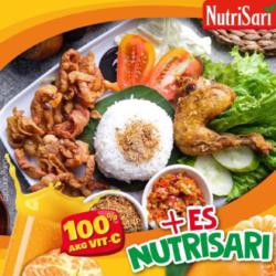 Panas Ayam Goreng Combo Nutrisari Dingin