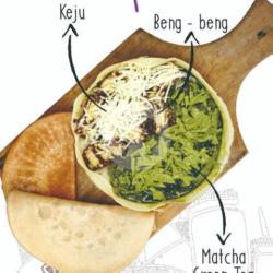 Leker Matcha Mix Beng-beng Keju