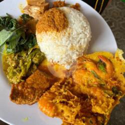 Nasi Rendang   Udang