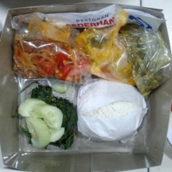 Paket Nasi Box Dendeng Balado Kering