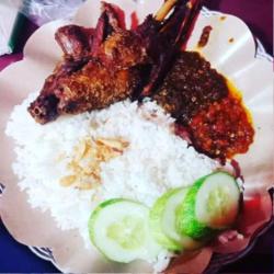 Paket Nasi Bebek Ati Ampela Bumbu Pedas