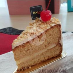 Nougat Cake Slice