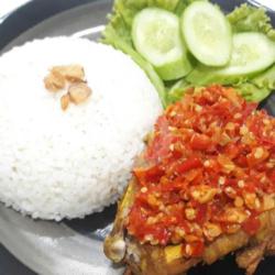 Ayam Geprek Plus Nasi