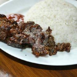 Nasi Daging Dendeng/goreng   Es Lemon Tea