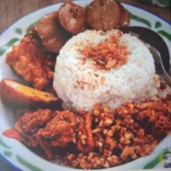 Nasi   Telur   Sayur Toge   Sambel