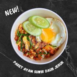 Nasi Ayam Daun Jeruk Telur