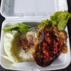 Nasi Telor Bakar Penyet