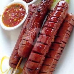 Sosis Bakar/goreng Plus Nasi