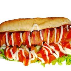 Hotdog Sedang Spesial Sosis Beef