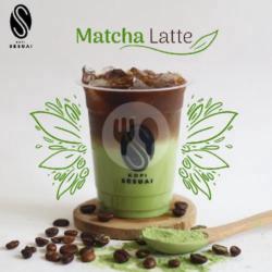 Iced Coffee Matcha Latte