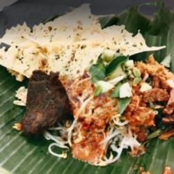 Nasi Pecel Empal Goreng