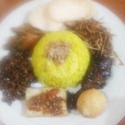 Nasi Kuning Ayam Kecap   Telur