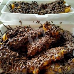 Pisang Coklat Parut
