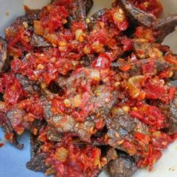 Paru Balado  Nasi  Sayur  Sambal