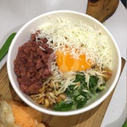 Bubur Ayam Telor Kornet Keju