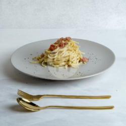 Spaghetti Black Truffle Carbonara