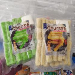 Churros Richiesto Ori/pandan Isi 20   Saos Coklat   Gula Salju