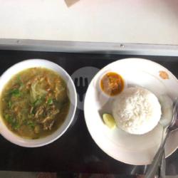 Soto Kwali Daging   Nasi