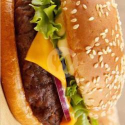 Double Beef Burger   Keju