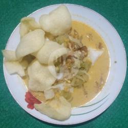 (a) Lontong   Sayur Labu Siam   Tempe