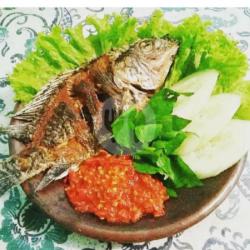 Ikan Nila Goreng   Lalap   Sambal