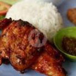 Nasi Ayam Bakar Tahu Tempe Sambel Cabe Ijo