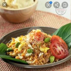 Nasi Goreng Pete Teri Free Es Teh