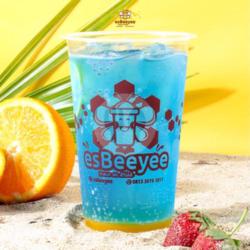 Orange Bee Sparkling Blue Ocean