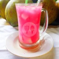 Es Kelapa Sirup Merah