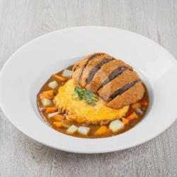 Beef Katsu Omelette Curry
