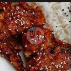 Chicken Wing Spicy Bbq Nasi