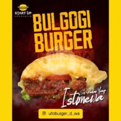 Hemat Berdua Bulgogi Burger Plus Teh Javana