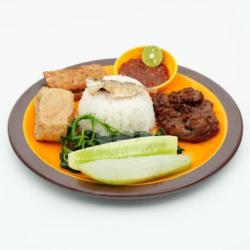 Nasi Tempong Empal Sapi