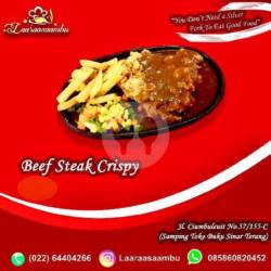 Beef Steak Crispy Cheese Mayonnaise Sauce